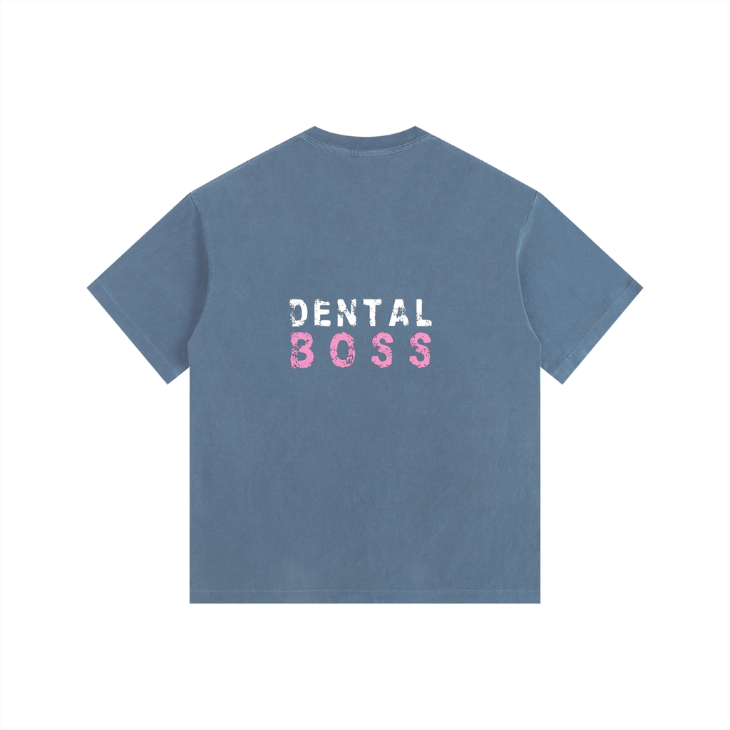 Vintage Washed Oversized Cotton T-Shirt DENTAL BOSS