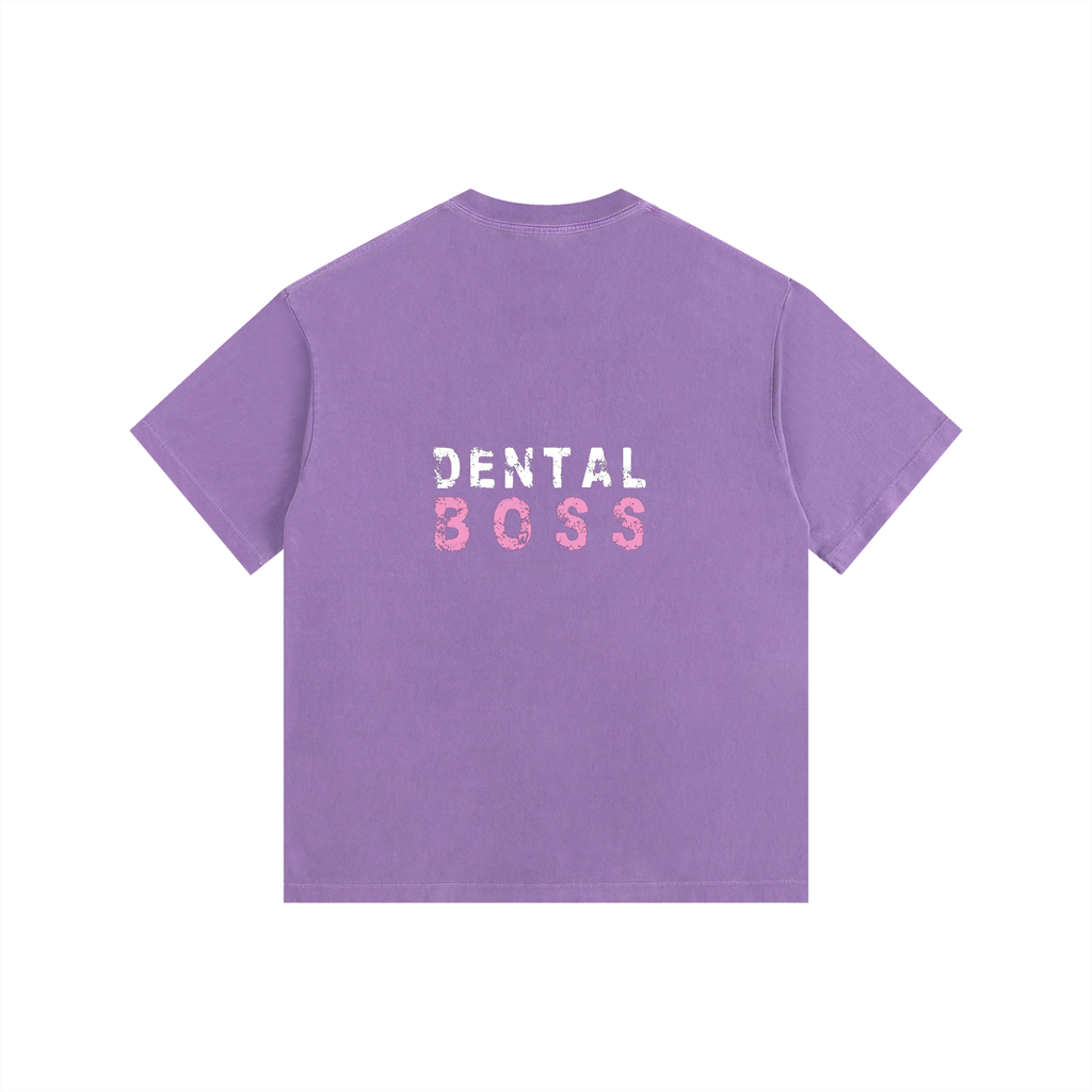 Vintage Washed Oversized Cotton T-Shirt DENTAL BOSS