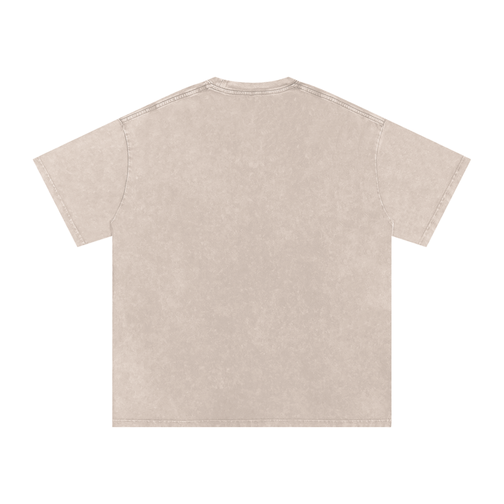 Beige t-shirt on a white background