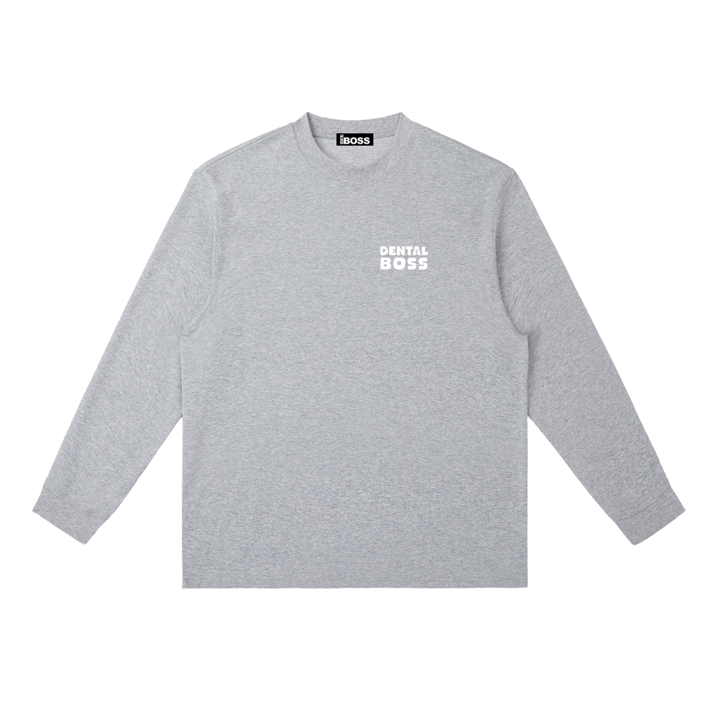 Essential Crewneck DENTAL BOSS Long-Sleeve T-Shirt