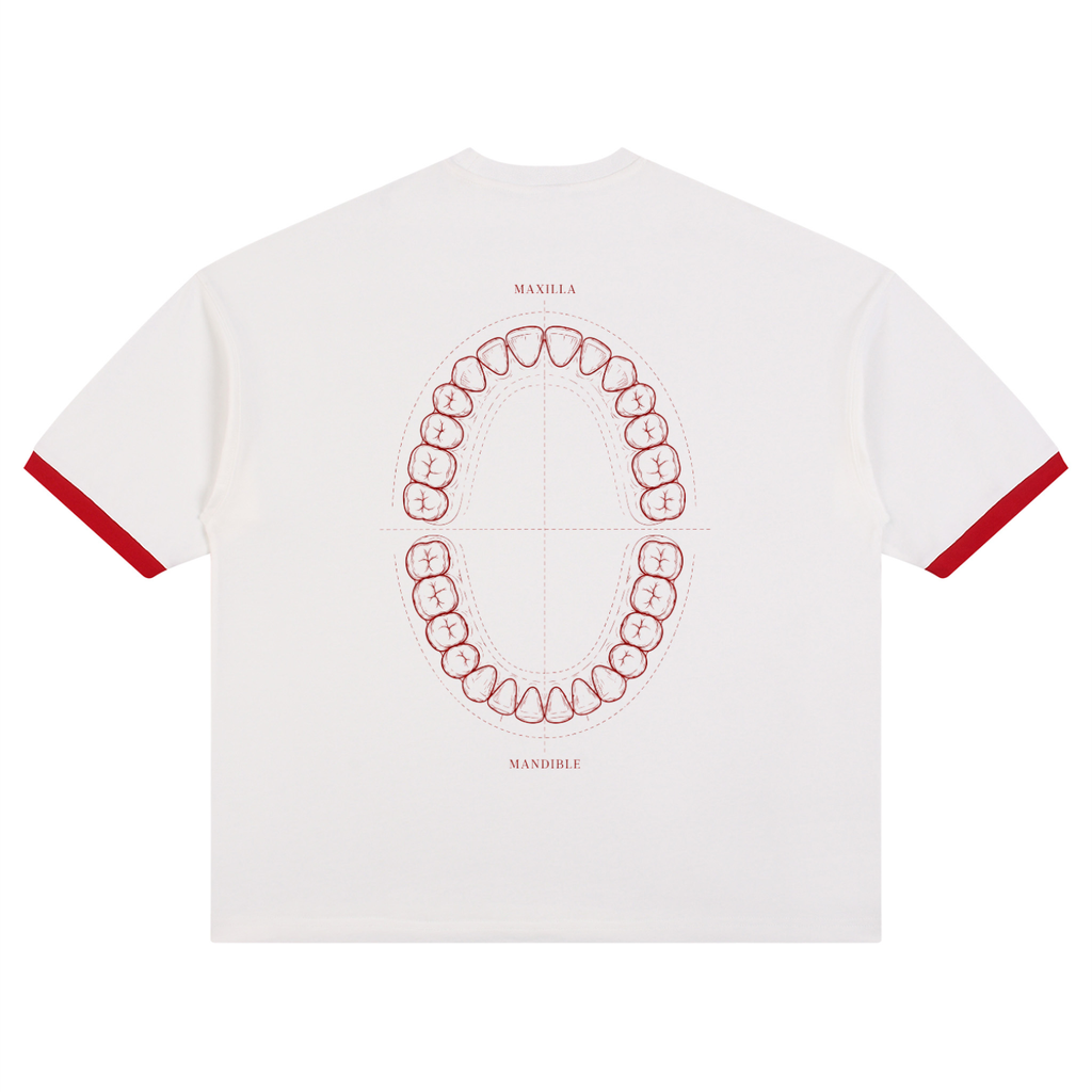 Holy Molar Dental Anatomy T-Shirt – Oversized Dental Graphic Tee