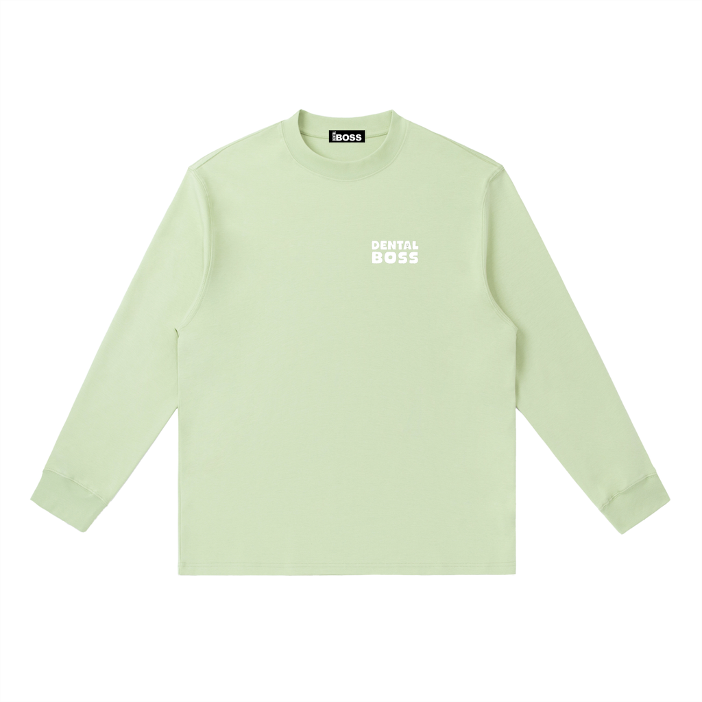 Essential Crewneck DENTAL BOSS Long-Sleeve T-Shirt