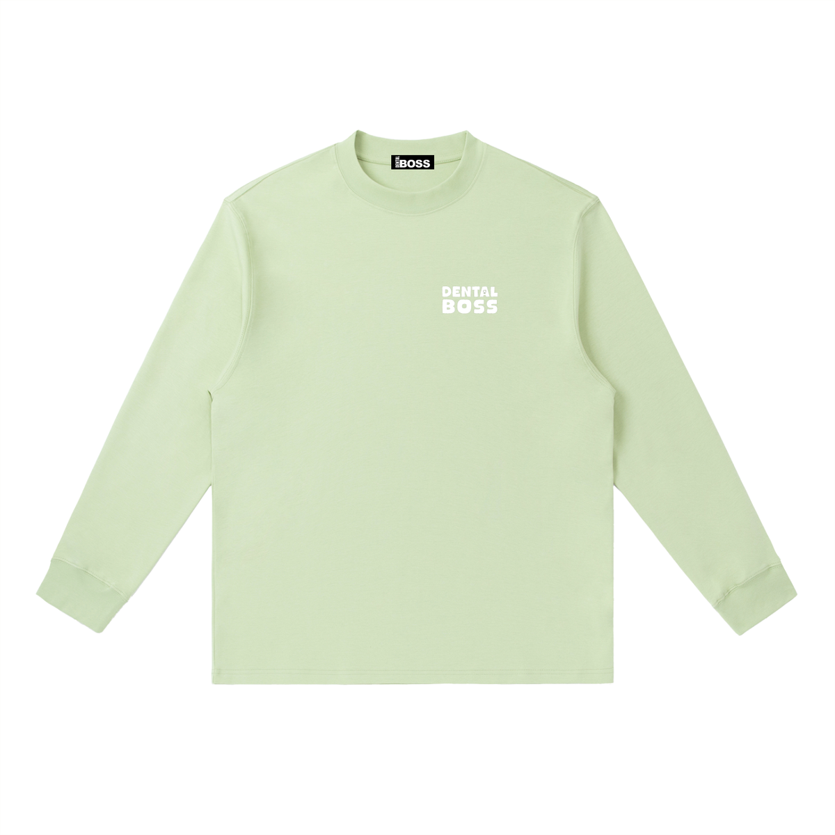 Essential Crewneck DENTAL BOSS Long-Sleeve T-Shirt