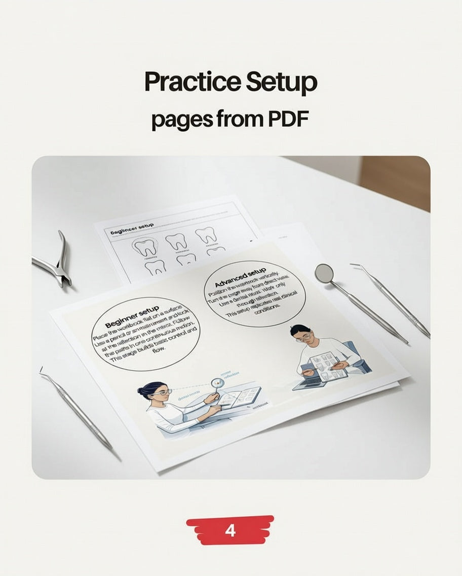 Indirect Mirror Vision Practice Book